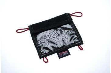 Image of Vulture Equipment Works Permit Pouch w/Velcro Closure Front Flap,Black/Red VEW-PPS