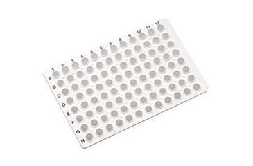 Image of VWR 96-Well Real Time PCR Plates 3951-850-000 Clear 8-Cap Closure Strips