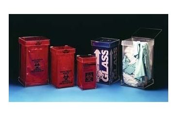 Image of VWR Acrylic Waste Containers Floor Models Tall Waste Box Holder, Each, WB-500