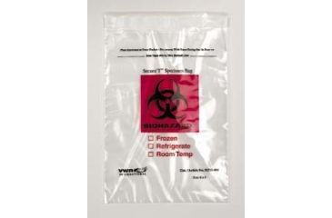 Image of VWR Biohazard Specimen Bags 11215-684