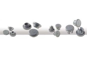 Image of VWR Chlorobutyl Serum And Lyophilization Stoppers, Pack of 1000, West Pharmaceutical Services Serum Stoppers, 44002012