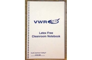 Image of VWR Cleanroom Spiral Notebooks, Latex-Free 08NBP-3X5S College-Rule Notebooks