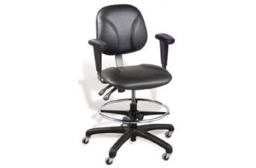 Image of VWR Contour Lab Chairs with Armrests VDAC-M-C133 Chairs Meeting Ca Technical Bulletin 133 Requirements Medium Bench Height
