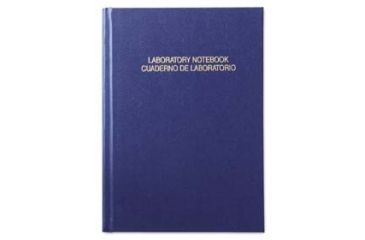 Image of VWR English/Spanish Good Laboratory Practice Notebooks 818-0094 Grid Format A4