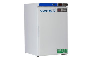 Image of VWR Free Standing Undercounter Refrigerator, 1 cu. ft., Cycle, 1C to 10C, 2 Shelves, Solid Left Hinged Door 76210-102-EA