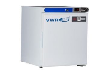 Image of VWR Free Standing Undercounter Refrigerator, 1 cu. ft., Cycle, 1C to 10C, 2 Shelves, Solid Left Hinged Door 76210-102-EA