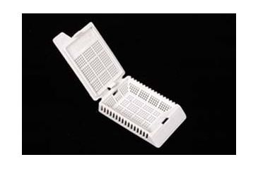 Image of VWR Histology Cassettes Biopsy Cassette With Hinged Plastic Covers Gold, Pack of 500, VWR-580-8