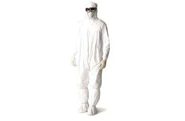 Image of VWR Hooded Coveralls Made With Dupont Tyvek Isoclean Material, Case of 25, IC180SWH2XVD