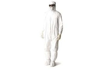 Image of VWR Hooded Coveralls Made With Dupont Tyvek Isoclean Material, Case of 25, IC180SWHLGVD