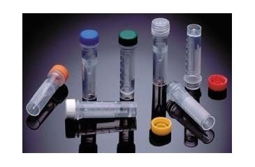 Image of VWR SuperClear Screw Cap Microcentrifuge Tubes 3630-870-000 Nonsterile Tubes Only