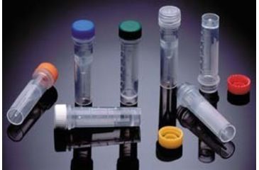 Image of VWR SuperClear Screw Cap Microcentrifuge Tubes 3660-870-000 Nonsterile Tubes Only