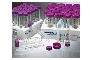 Image of VWR SuperClear Ultra-High Performance Centrifuge Tubes with Flat or Plug Caps, Polypropylene 3142-870-306 Tubes With Plug Caps