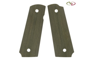 Image of VZ Grips Hand Polished - 1911 Grips - Green Canvas, 320P-GC