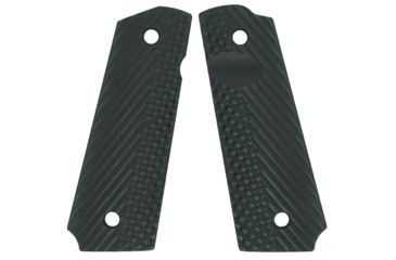 Image of VZ Grips 1911 Operator II Grip Panels, Aggressive Textured G10, Black, O2BXA