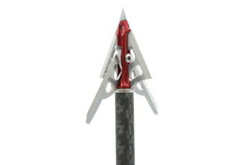 Image of Wac Em Steel Slipcam Hybrid 4-Blade Broadhead w/ Slipcam w/ Free Strobing Fit Nock, 100 grain, WAS4200