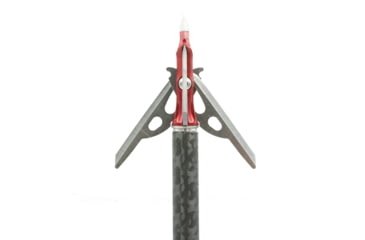 Image of Wac Em Steel Slipcam Hybrid 4-Blade Broadhead w/ Slipcam w/ Free Strobing Fit Nock, 100 grain, WAS4200