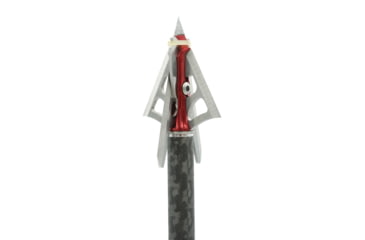 Image of Wac Em Steel Slipcam Hybrid 4-Blade Broadhead w/ Slipcam w/ Free Strobing Fit Nock, 100 grain, WAS4200