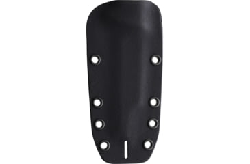 Image of Waffentechnik Buddy 2 Fixed Blade Knife, 9in Overall, 4.25in Black Oxide Coated 440A Stainless Tanto Blade, Black Checkered Softell Handle, Black Kydex Belt Sheath, BUDDY 2