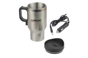 Image of Wagan 12V Deluxe Heated Mug, Gray, One Size, EL6100