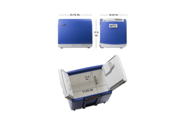 Image of Wagan 46 Quart 12V Cooler/Warmer, Blue, One Size, EL6244