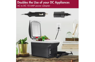 Image of Wagan AC to DC 10A Power Adapter, Black, One Size, EL9904