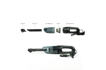 Image of Wagan Auto Power Vacuum, Black, One Size, EL7202