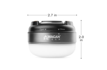 Image of Wagan Brite-Nite Dome Lantern, Orange, One Size, EL4301