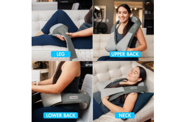 Image of Wagan Heated Shiatsu Massage Belt, Gray, One Size, IN9531