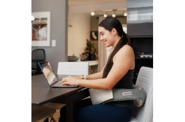 Image of Wagan Heated Shiatsu Massage Belt, Gray, One Size, IN9531