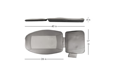 Image of Wagan Heated Shiatsu Massage Cushion, Gray, One Size, IN9990