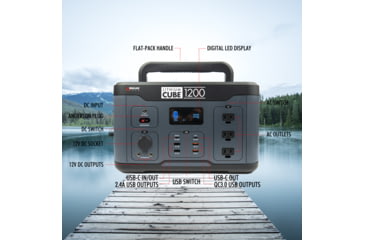 Image of Wagan Lithium Cube 1200, Gray, One Size, EL8836