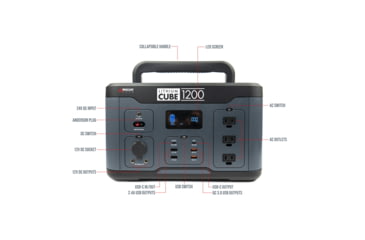 Image of Wagan Lithium Cube 1200, Gray, One Size, EL8836