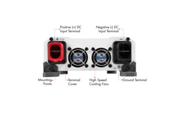 Image of Wagan Pure Line 1000W Pure Sine Inverter, ETL, Black, One Size, EL3804