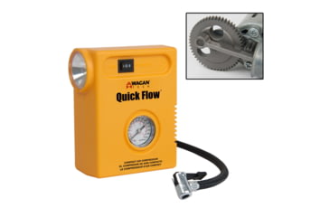 Image of Wagan Quick Flow Compact Air Compressor, Yellow, One Size, EL2020