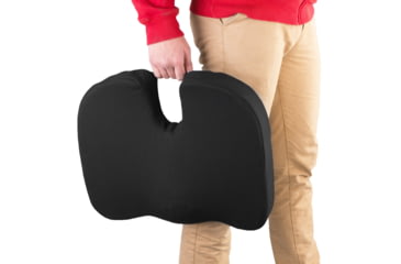 Image of Wagan RelaxFusion Coccyx Cushion, Black, One Size, IN9113
