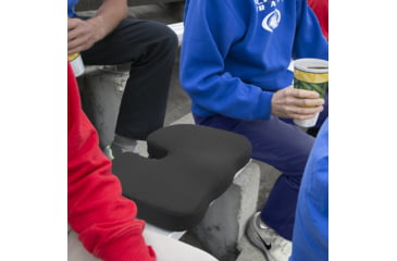 Image of Wagan RelaxFusion Coccyx Cushion, Black, One Size, IN9113