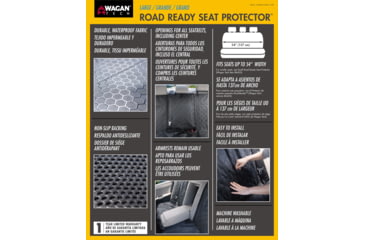 Image of Wagan Road Ready Seat Protector, Black, Small, IN6602