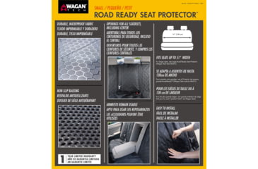 Image of Wagan Road Ready Seat Protector, Black, Small, IN6602