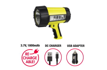 Image of Wagan Tech Brite-Nite 2 Million LED Spotlight Lantern Li-Ion, Yellow, One Size, EL2484
