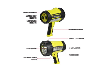 Image of Wagan Tech Brite-Nite 2 Million LED Spotlight Lantern Li-Ion, Yellow, One Size, EL2484