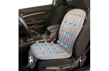 Image of Wagan Tech Cool Air Car Cushion, Black, One Size, IN9886