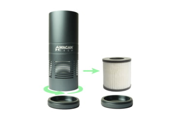 Image of Wagan Tech USB Deluxe Air Purifier, Gray, One Size, EL2872