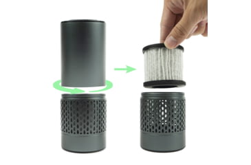 Image of Wagan USB Air Purifier, Gray, One Size, EL2871