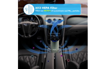 Image of Wagan USB Air Purifier, Gray, One Size, EL2871