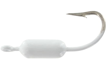 Image of Wahoo Fishing Products Wahoo Yellowtail Fever Jighead, 1/16 oz, Sz 2 Hook, White 10/Bag, WAH-YTJ16-1
