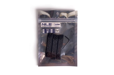 Image of Walker Defense Research 2 M-LOK Slot Length Nile Silicon Carbide M-LOK Rail Covers, 3 Pack, NILE-2-SLOT-3-PACK