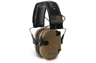 Image of Walkers Razor Patriot Series Electronic Ear Muffs, 23 dB NRR, Black, GWP-RSEMPAT-BB, EDEMO1