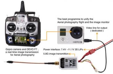 Image of Walkera Pro FPV Aerial Photograph RTF Quadcopter w/ iLook 720p HD Camera &amp; Aluminum Carrying Case, White 61203