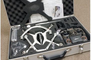 Image of Walkera Pro FPV Aerial Photograph RTF Quadcopter w/ iLook 720p HD Camera &amp; Aluminum Carrying Case, White 61203