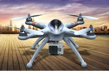 Image of Walkera Pro FPV Aerial Photograph RTF Quadcopter w/ iLook 720p HD Camera &amp; Aluminum Carrying Case, White 61203